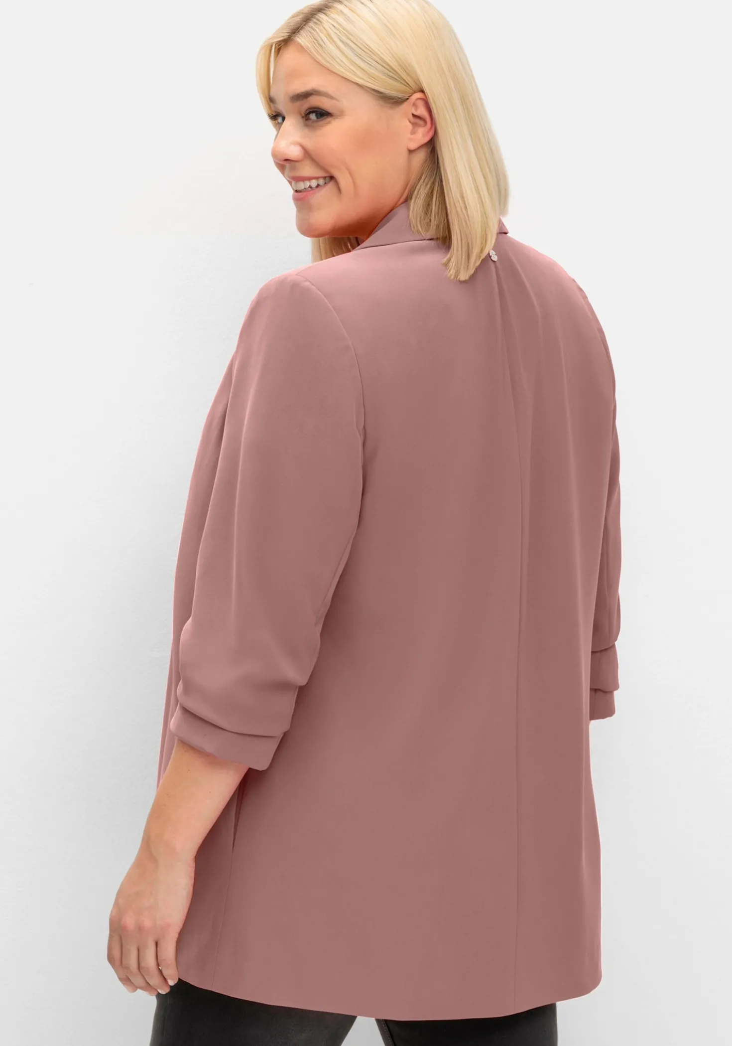 Longblazer mit Schalkragen