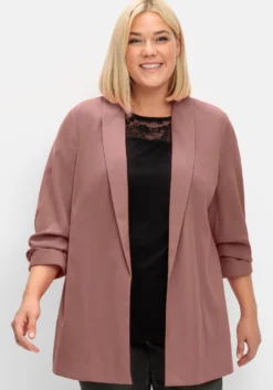 Longblazer mit Schalkragen