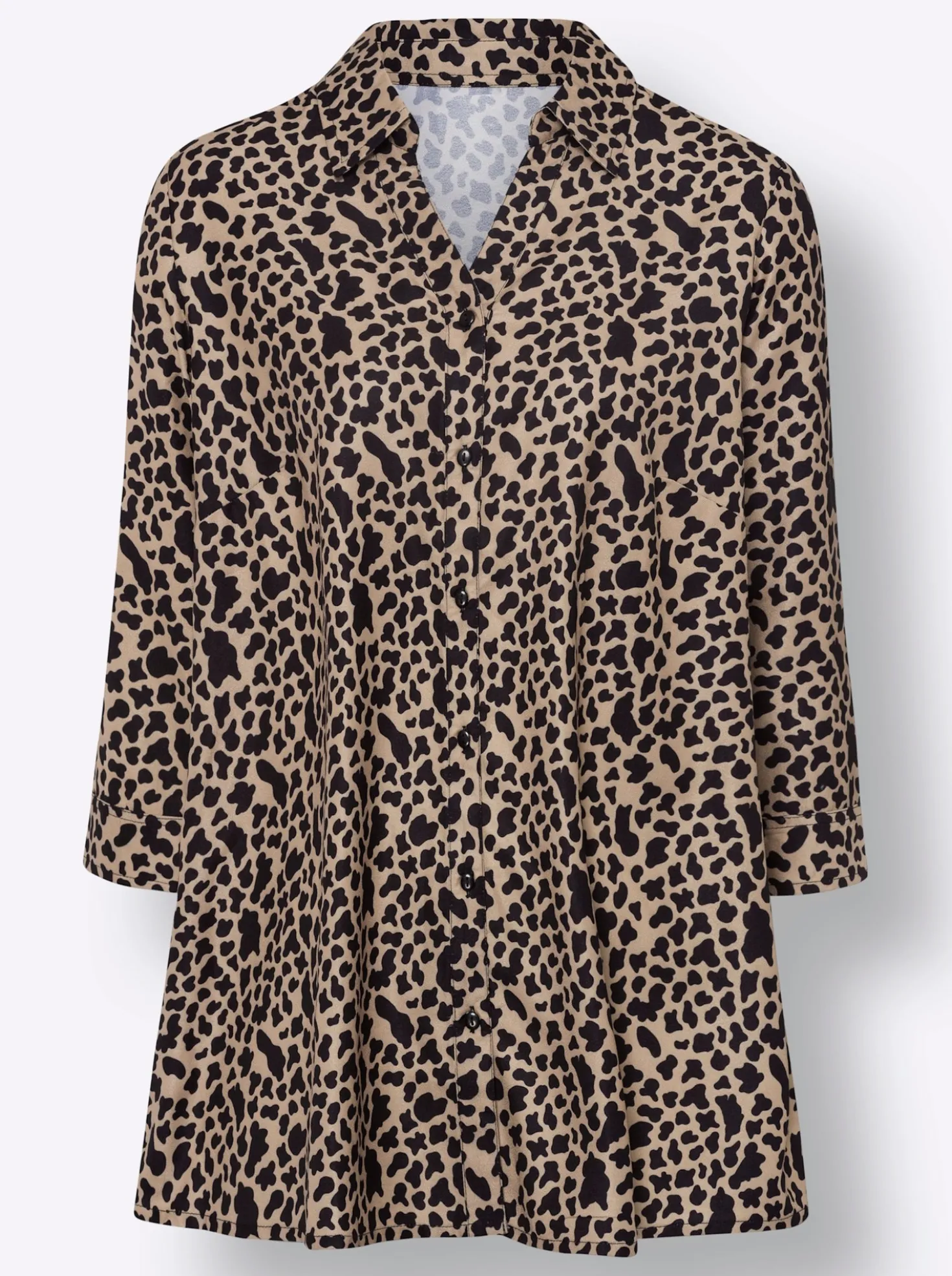 Longbluse in A-Linie