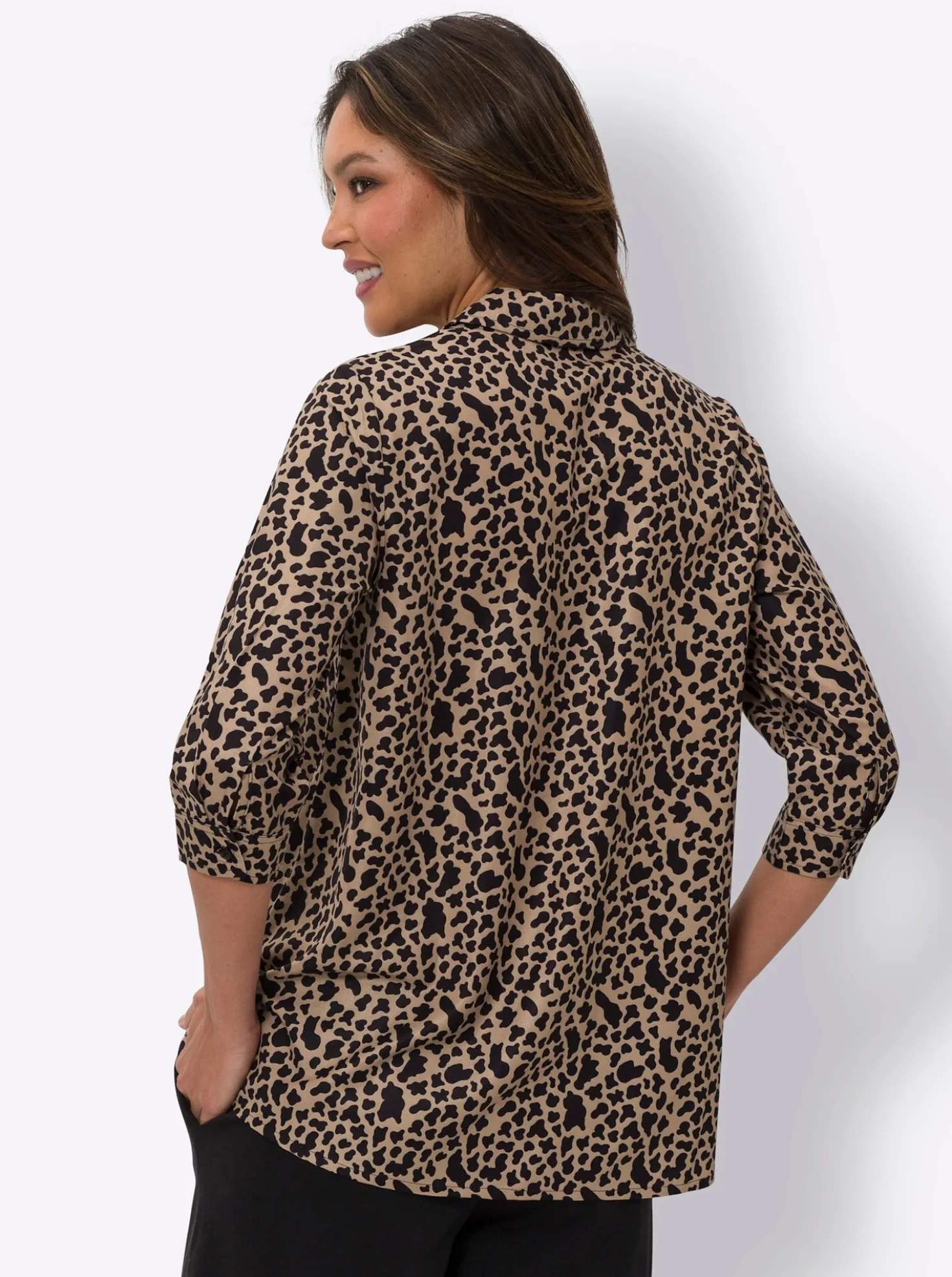 Longbluse in A-Linie
