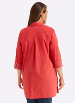 Longbluse in leichter A-Linie