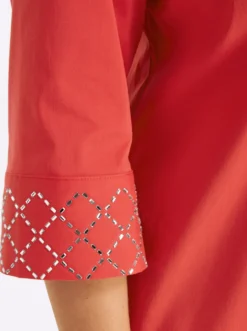 Longbluse in leichter A-Linie