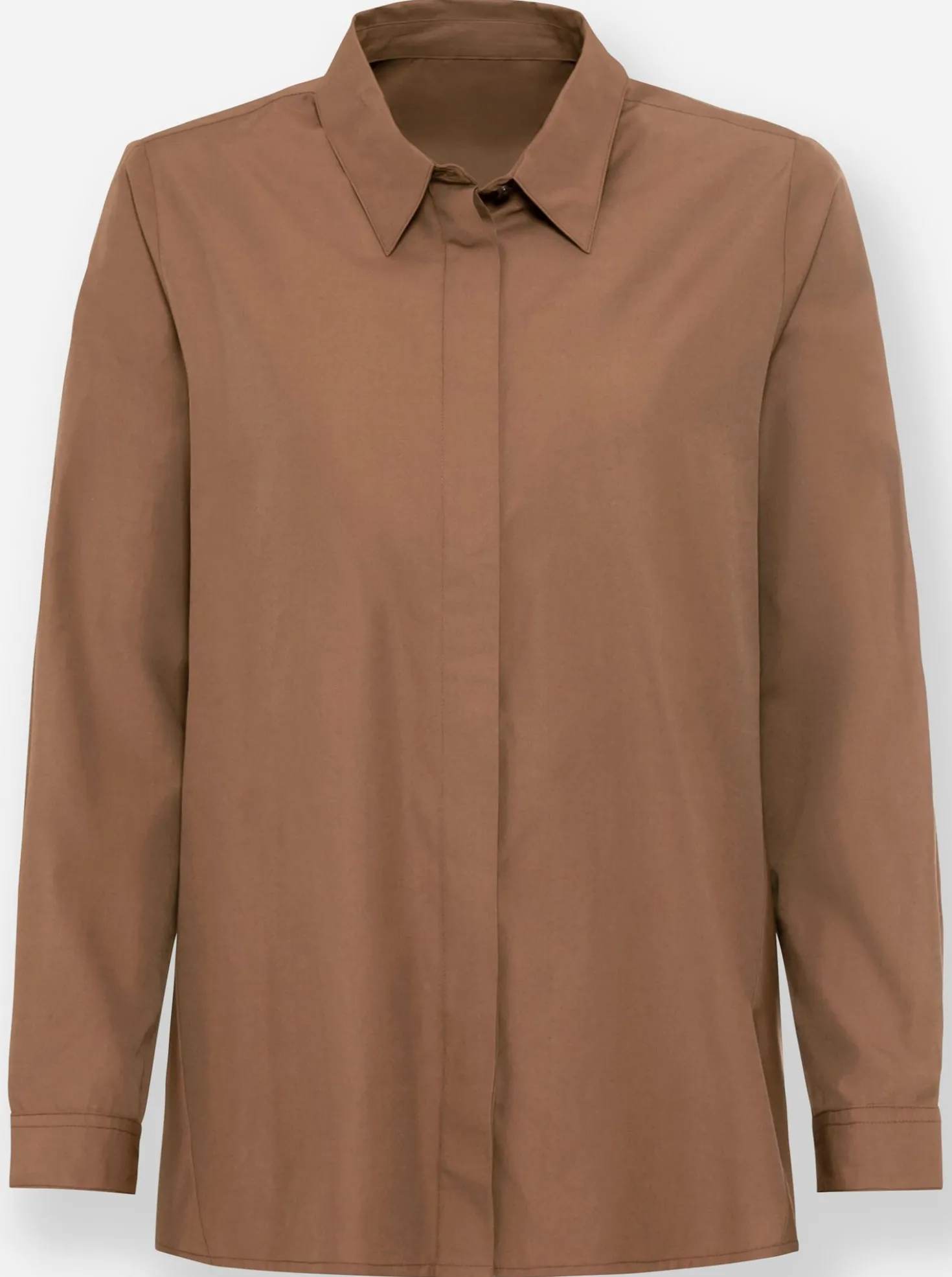 Longbluse in weiter A-Linie