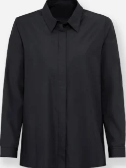 Longbluse in weiter A-Linie