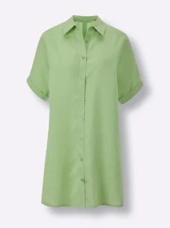 Longbluse mit Druck-Dessin