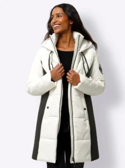 Longjacke mit Kapuze