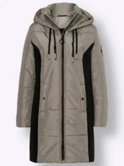 Longjacke mit Kapuze