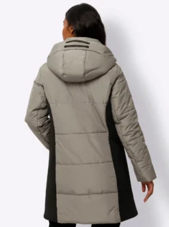 Longjacke mit Kapuze