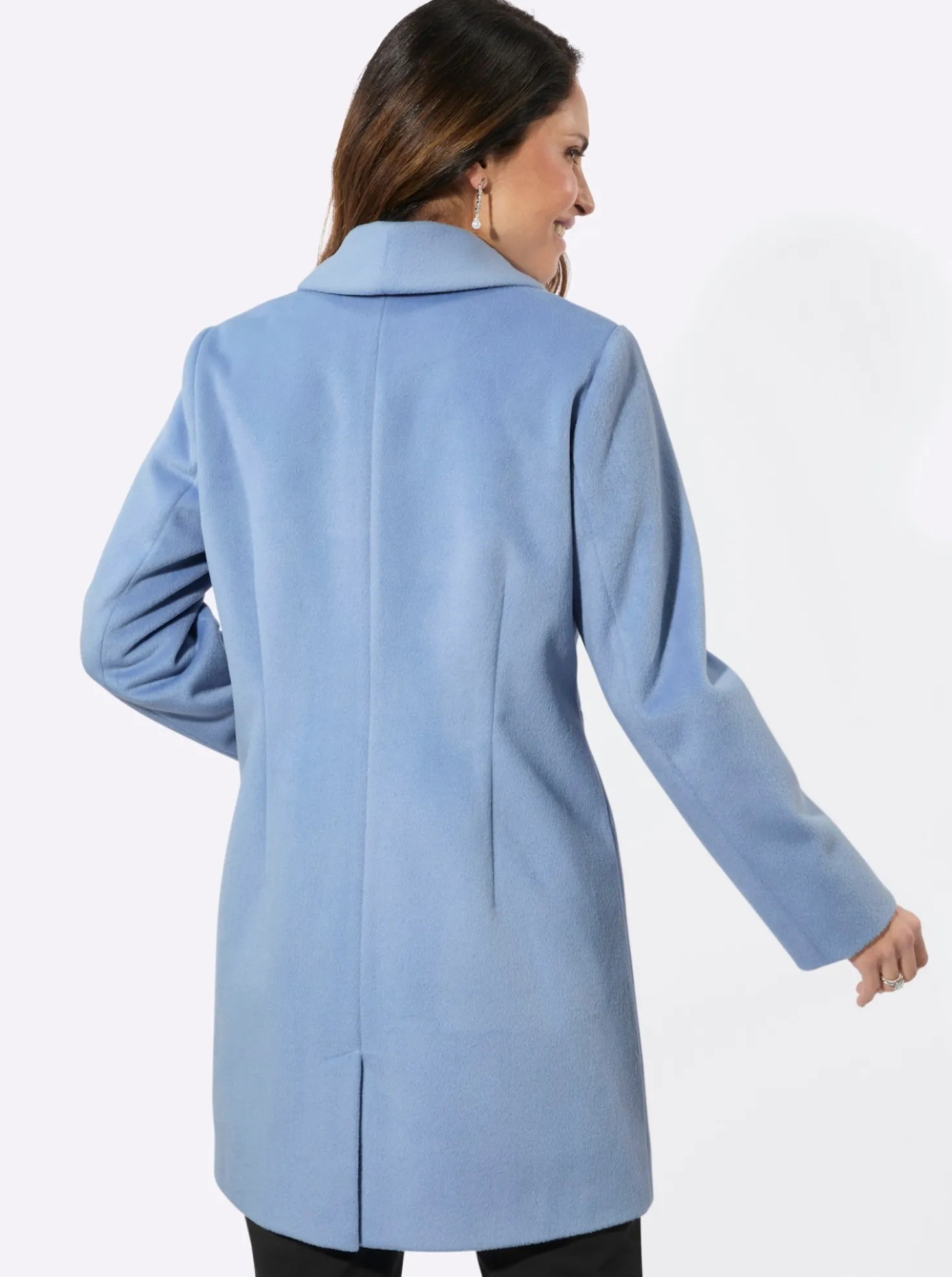 Longjacke mit Schalkragen