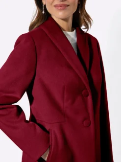Longjacke mit Schalkragen