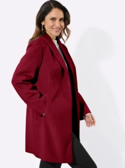 Longjacke mit Schalkragen