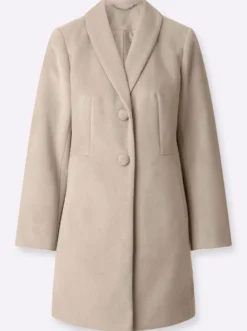 Longjacke mit Schalkragen