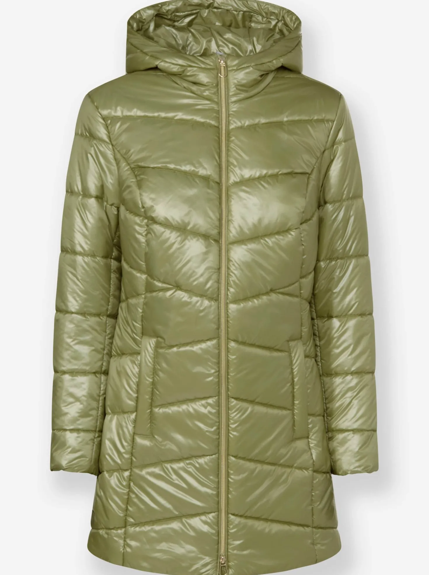 Longjacke mit Steppmuster