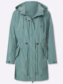 Longjacke mit 2-Wege-Reißverschluss