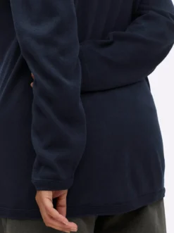 Longpullover mit Leinenanteil