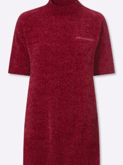 Longpullover mit Stehkragen