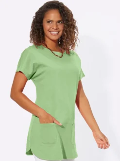 Longshirt in Sweat-Qualität