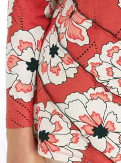 Longshirt mit asymmetrischem Saum
