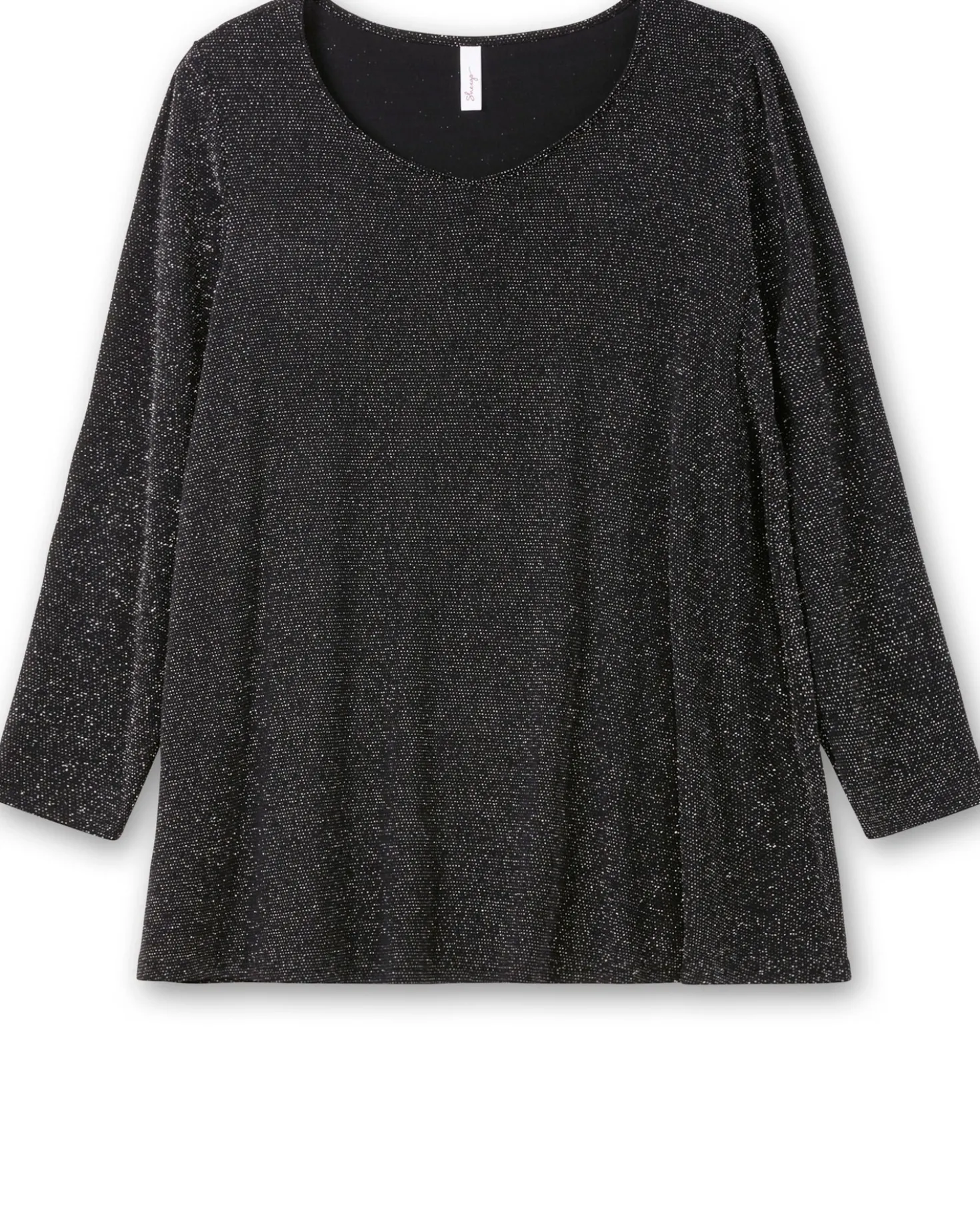 Longshirt mit Effektgarn