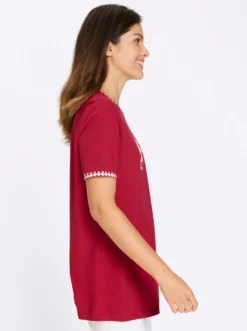 Longshirt mit Herzchen-Motiv