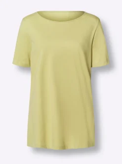 Longshirt mit hohen Seitenschlitzen