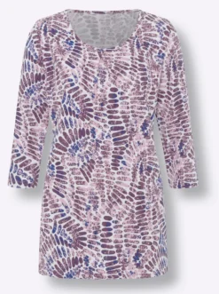 Longshirt mit Kellerfalte vorne