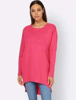 Longshirt mit Prägung