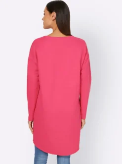 Longshirt mit Prägung