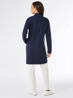 Longstrickjacke