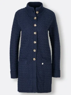 Longstrickjacke