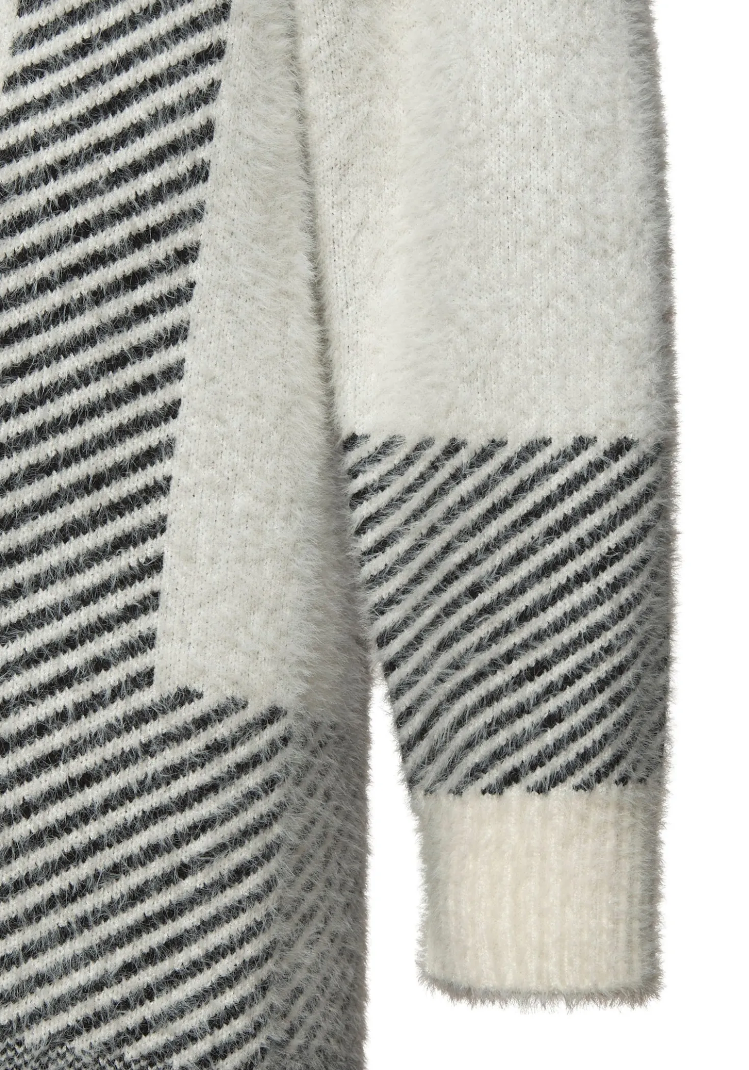 Longstrickjacke