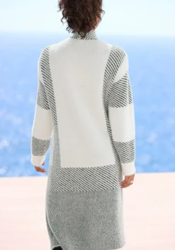 Longstrickjacke
