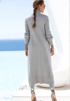Longstrickjacke