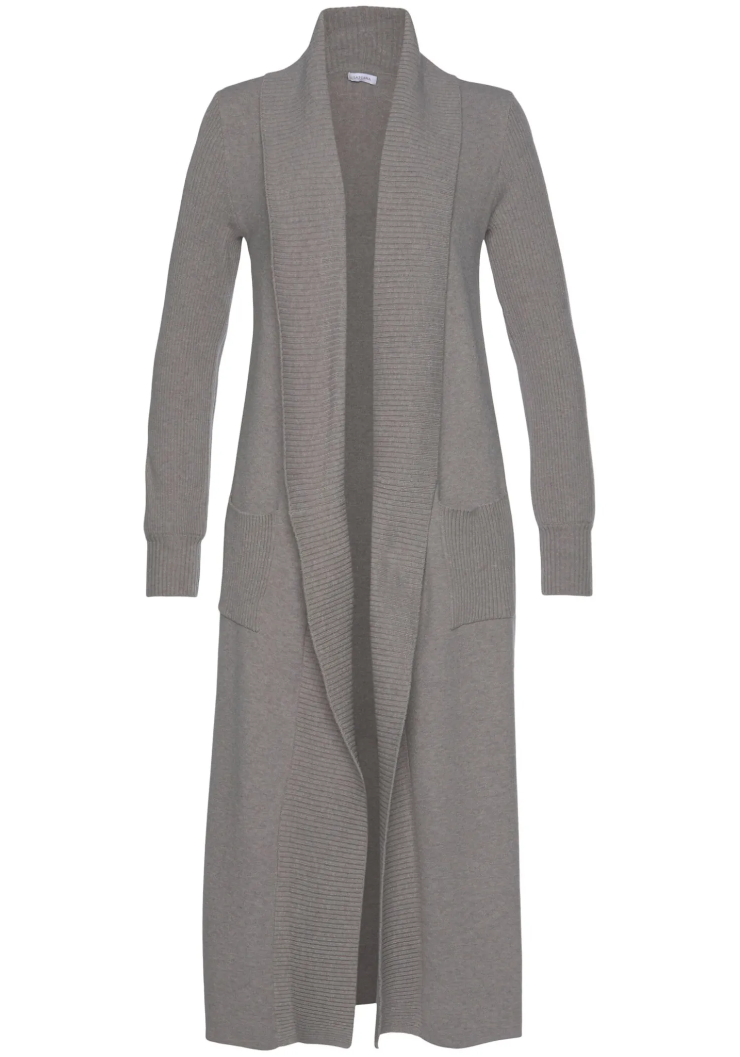 Longstrickjacke