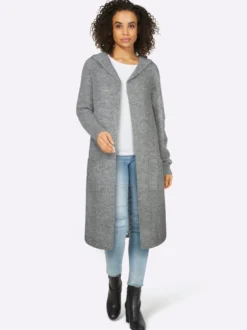 Longstrickjacke in Kuschel-Qualität