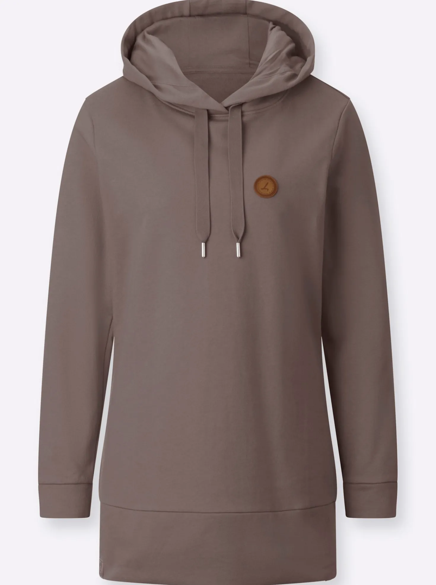 Longsweatshirt mit Kapuze