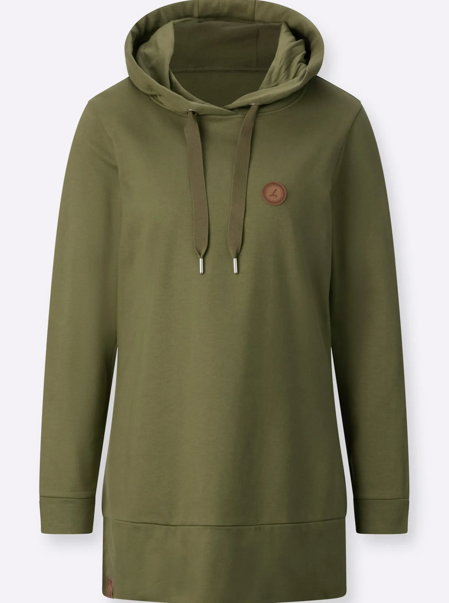 Longsweatshirt mit Kapuze