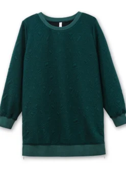 Longsweatshirt mit Stepp-Muster