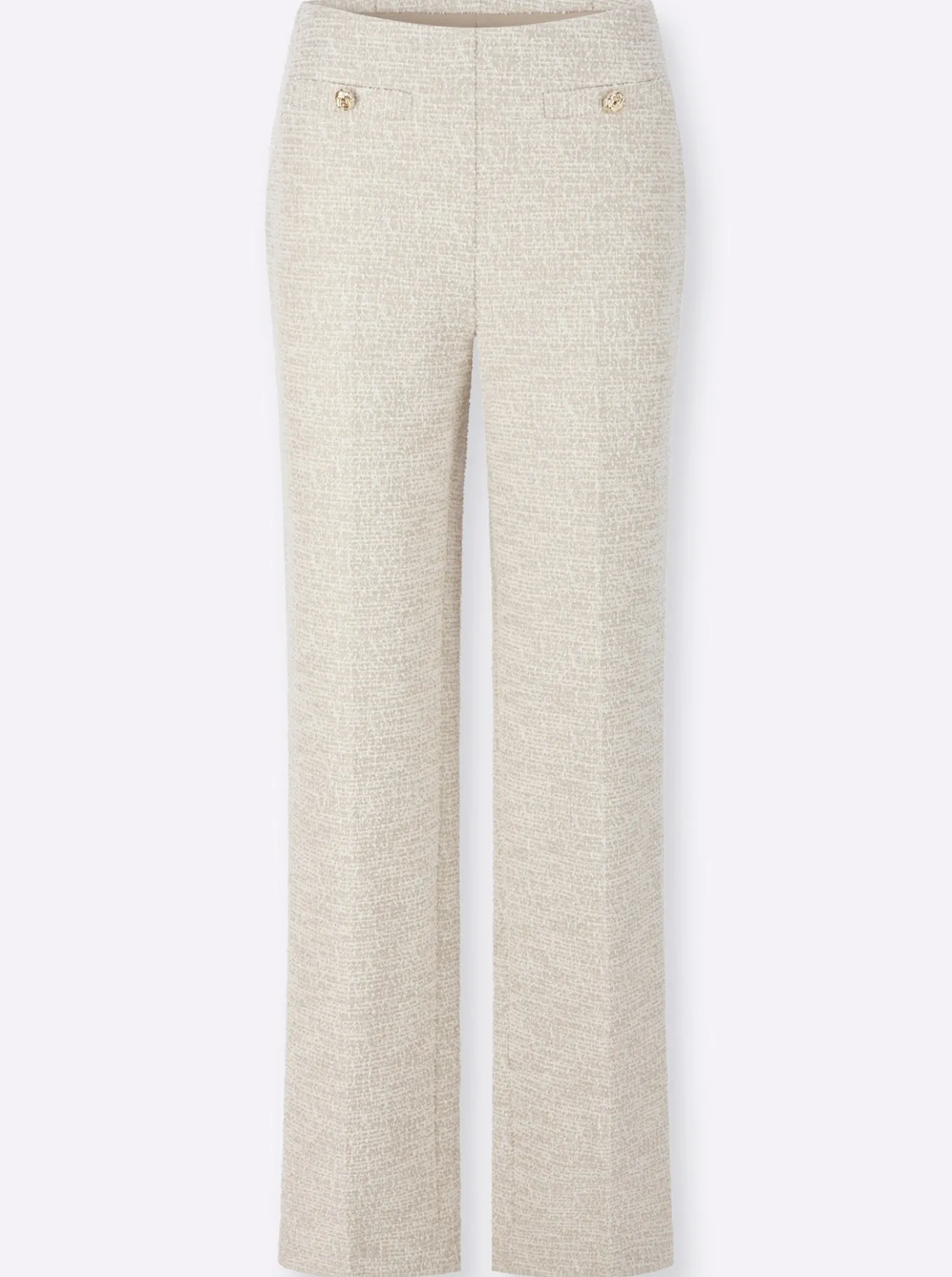 Marlene-Hose in Bouclé-Qualität