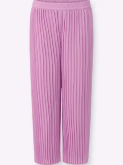 Marlene-Hose in Plissee-Qualität