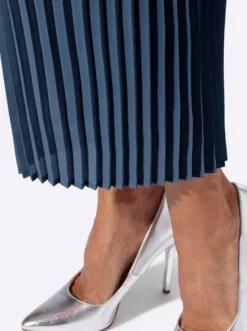 Marlene-Hose in Plissee-Qualität
