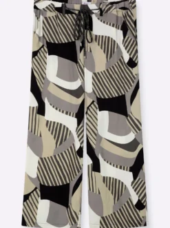 Marlene-Hose mit Grafikprint