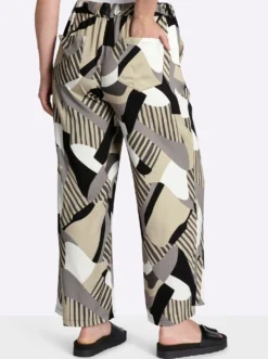 Marlene-Hose mit Grafikprint