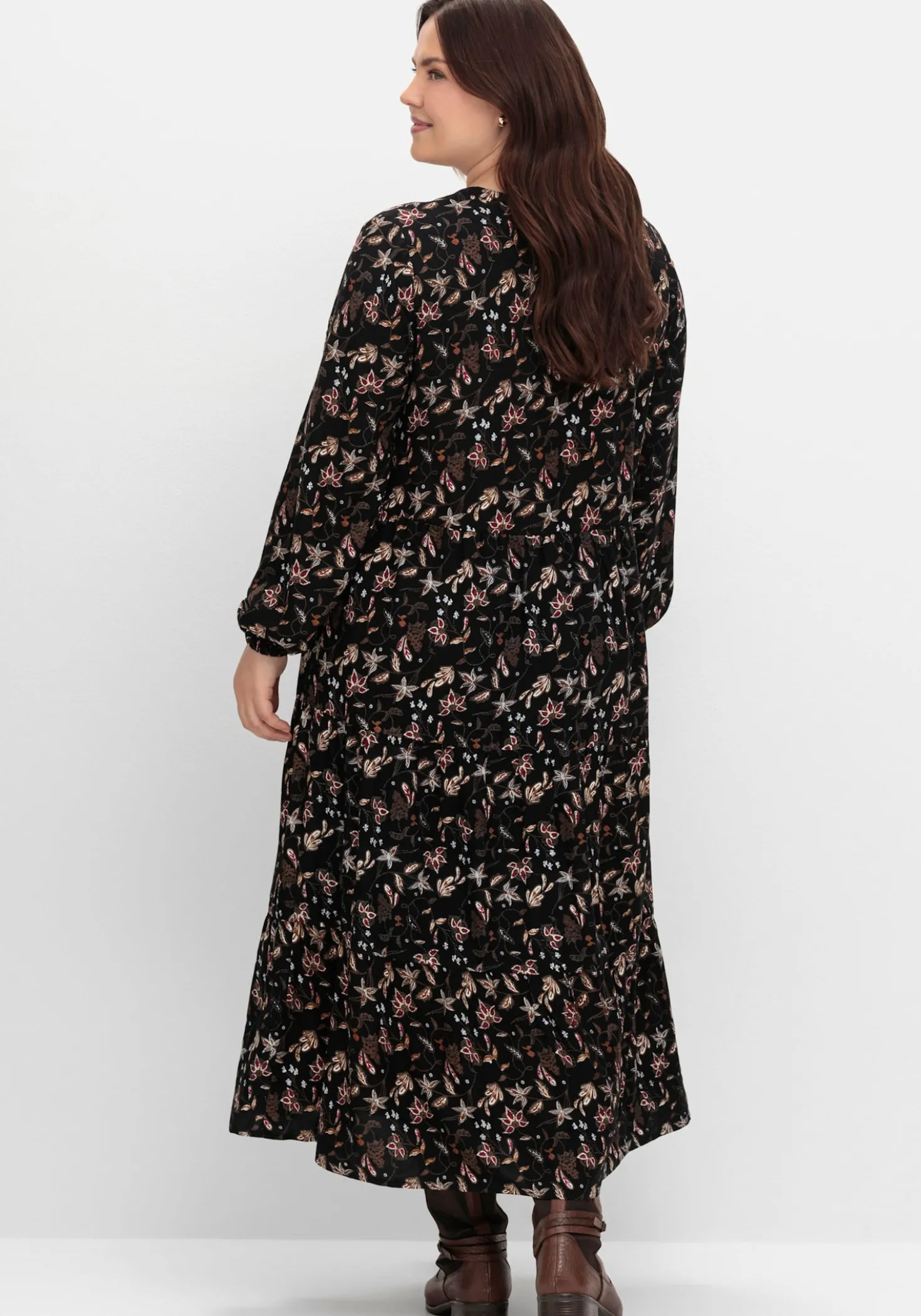 Maxikleid mit Alloverprint
