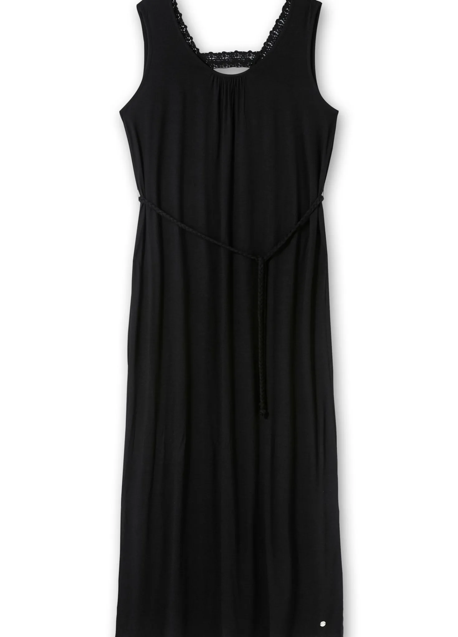Maxikleid mit Bindegürtel