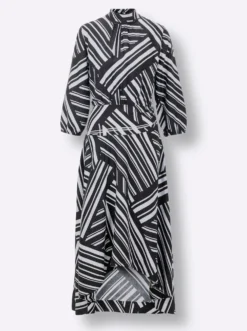 Maxikleid mit Grafik-Dessin