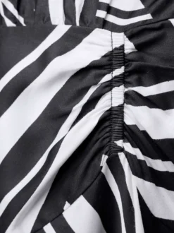 Maxikleid mit Grafik-Dessin