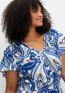 Maxikleid mit Paisleyprint