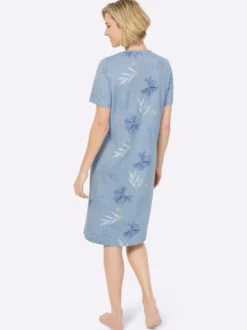 Nachthemden im Doppelpack, floraler Print