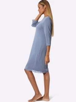 Nachthemd mit Mesh-Spitze